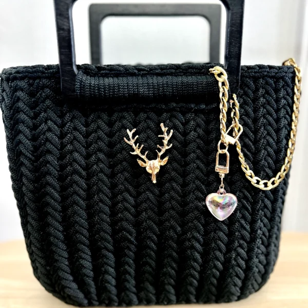 Bolso artesanal artesanal inspirada en Tenerife